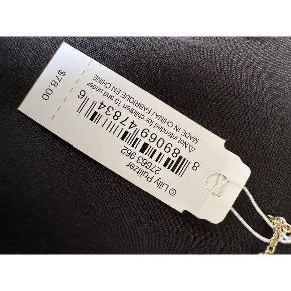 Lilly Pulitzer Dainty Goldtone Palm Tree CZ Short Statement Necklace 16" NEW - Picture 11 of 11